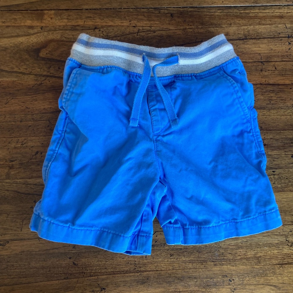 GAP Bright Blue Kids Shorts with Striped Waistband